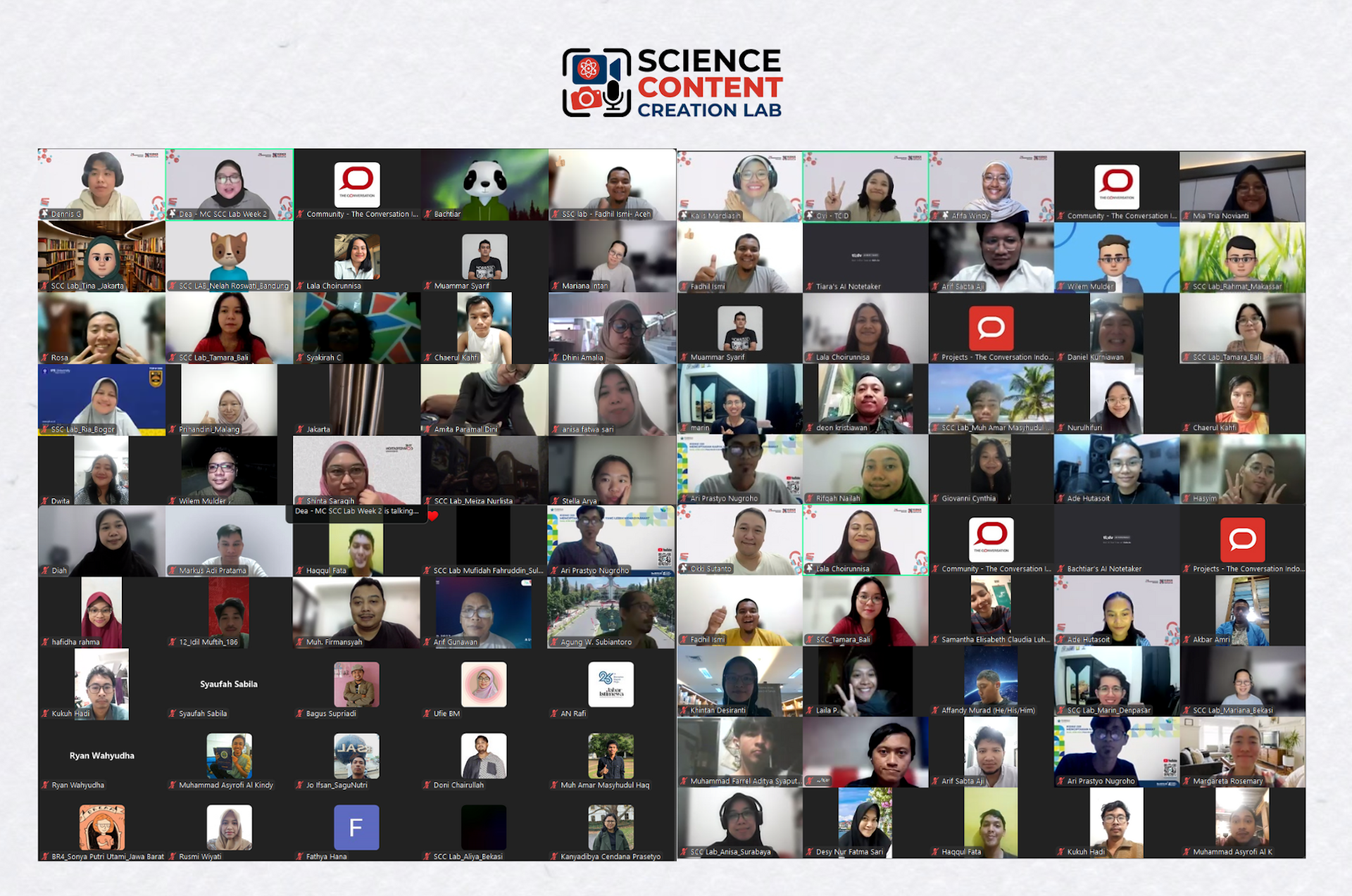 Science Content Creation Lab: Menguatkan gelombang baru komunikator sains di Indonesia