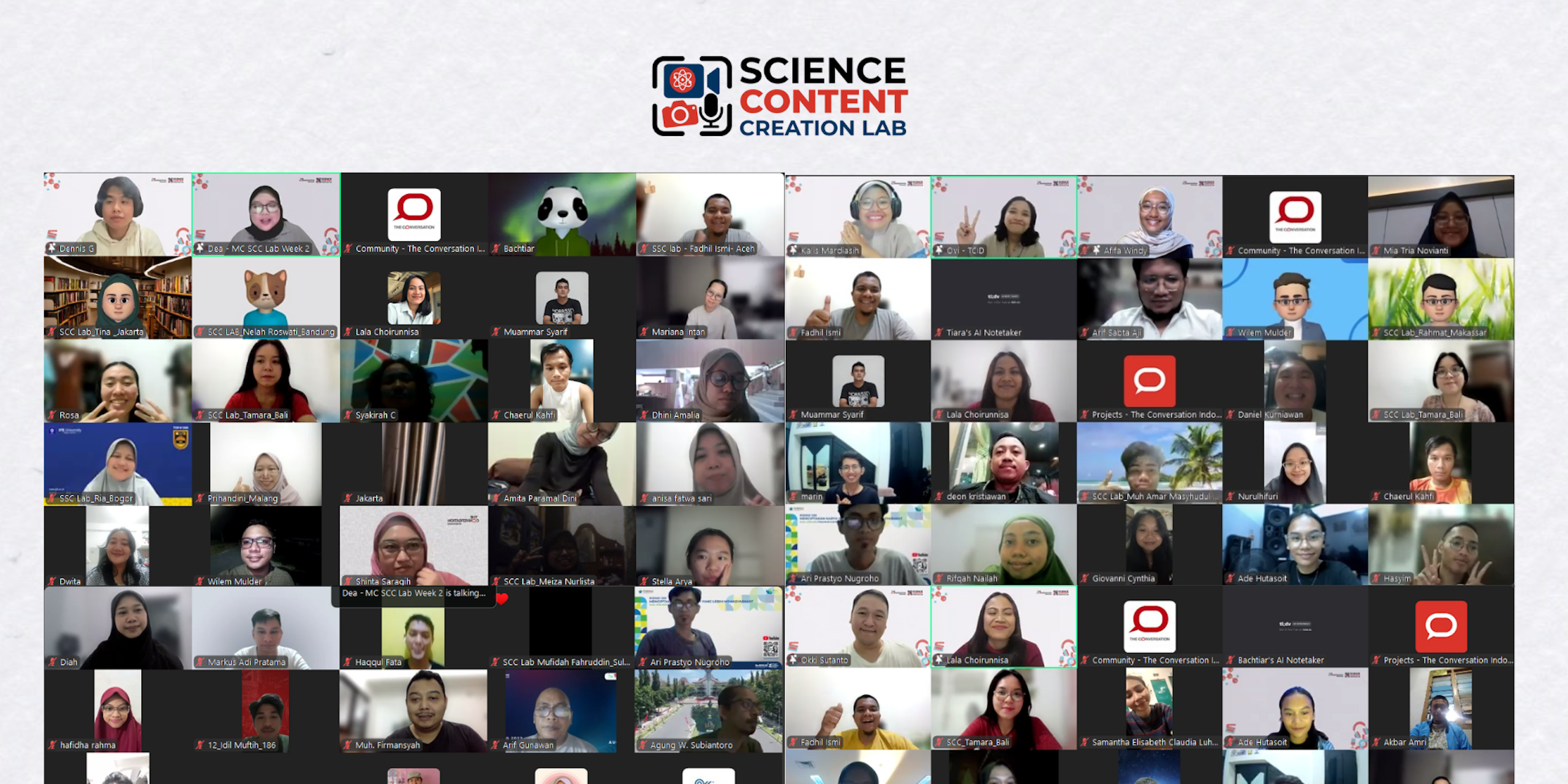 Science Content Creation Lab: Menguatkan gelombang baru komunikator sains di Indonesia