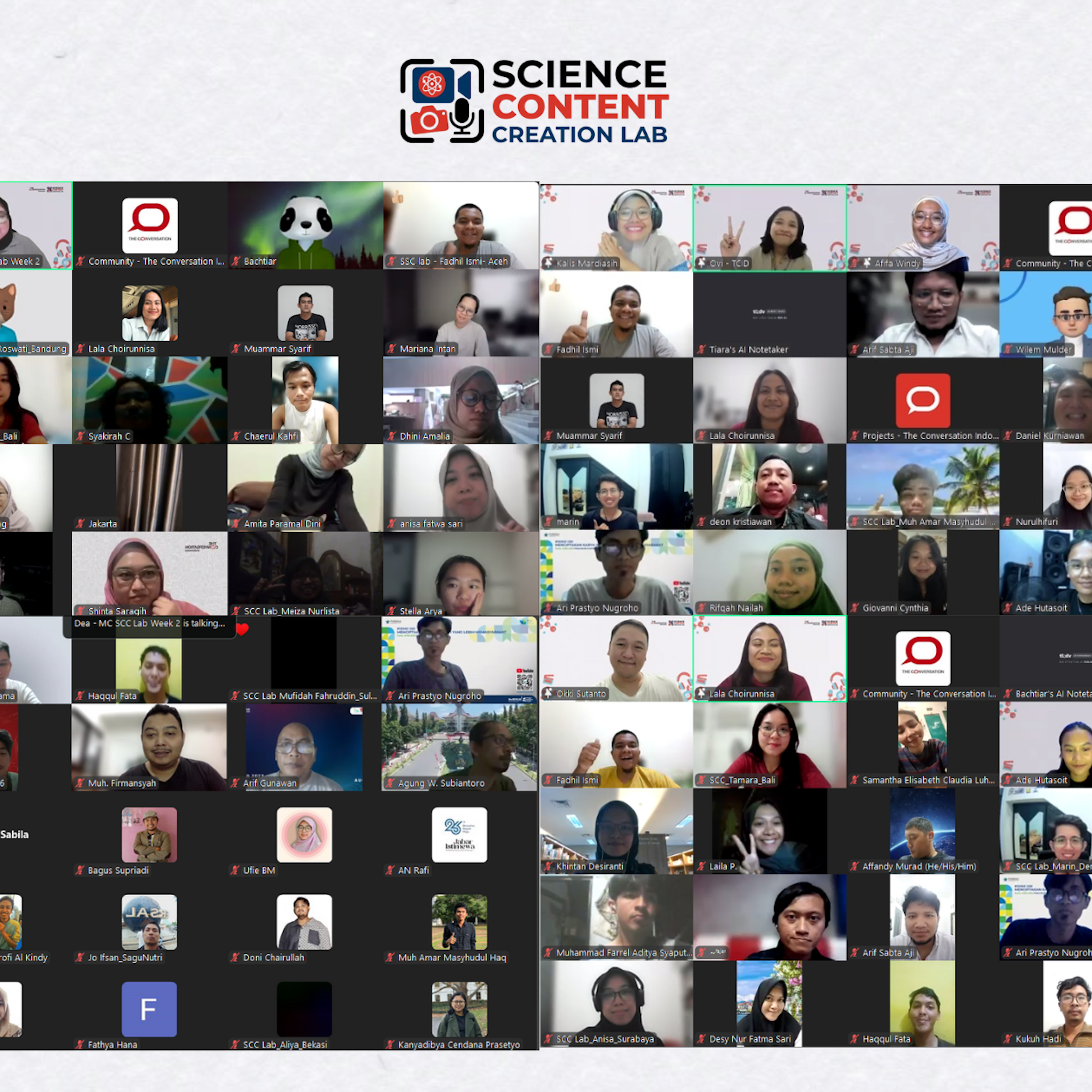 Science Content Creation Lab: Menguatkan gelombang baru komunikator sains di Indonesia