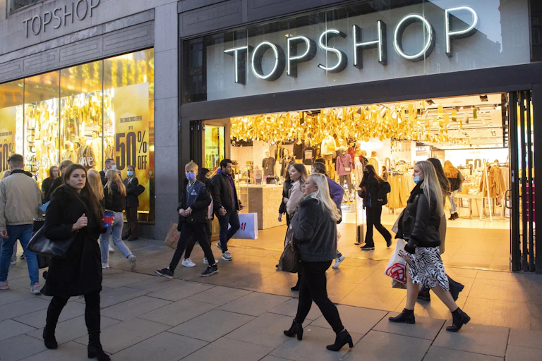 A Topshop store