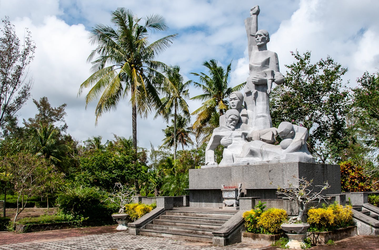 A sculpture commemorating the 1968 My Lai massacre in Vietnam.