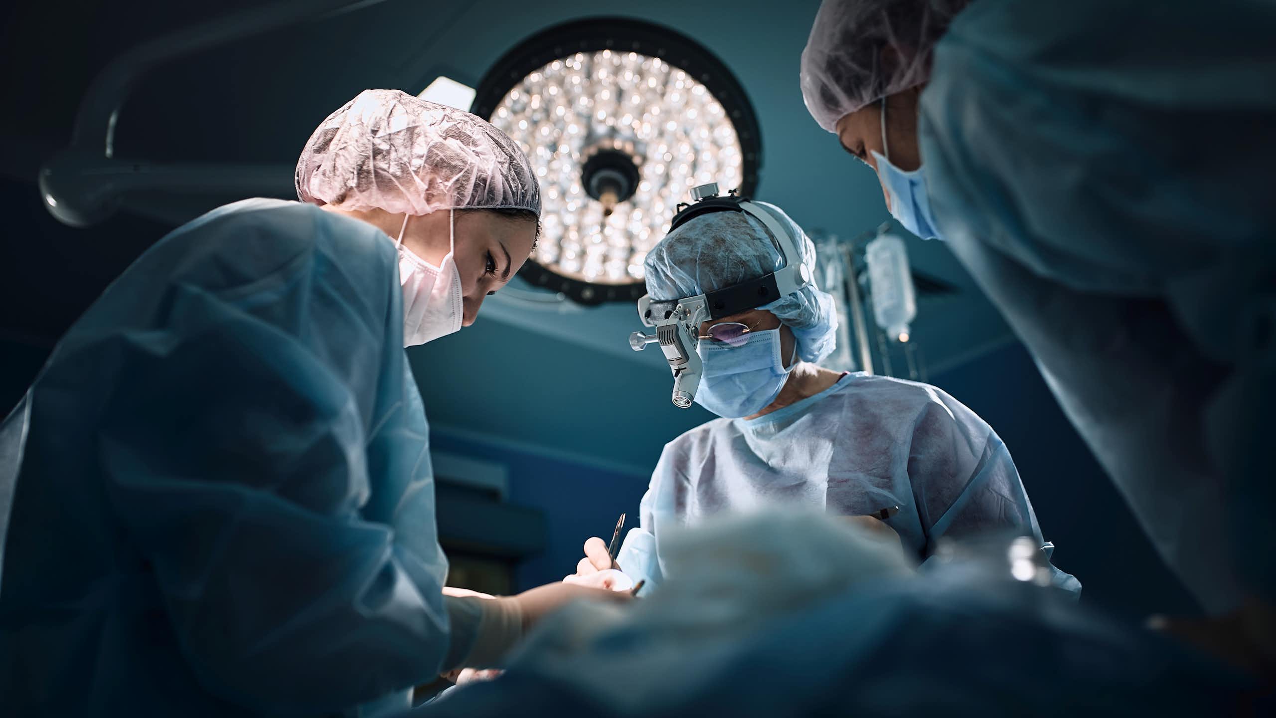 Medical team in the operating theatre
