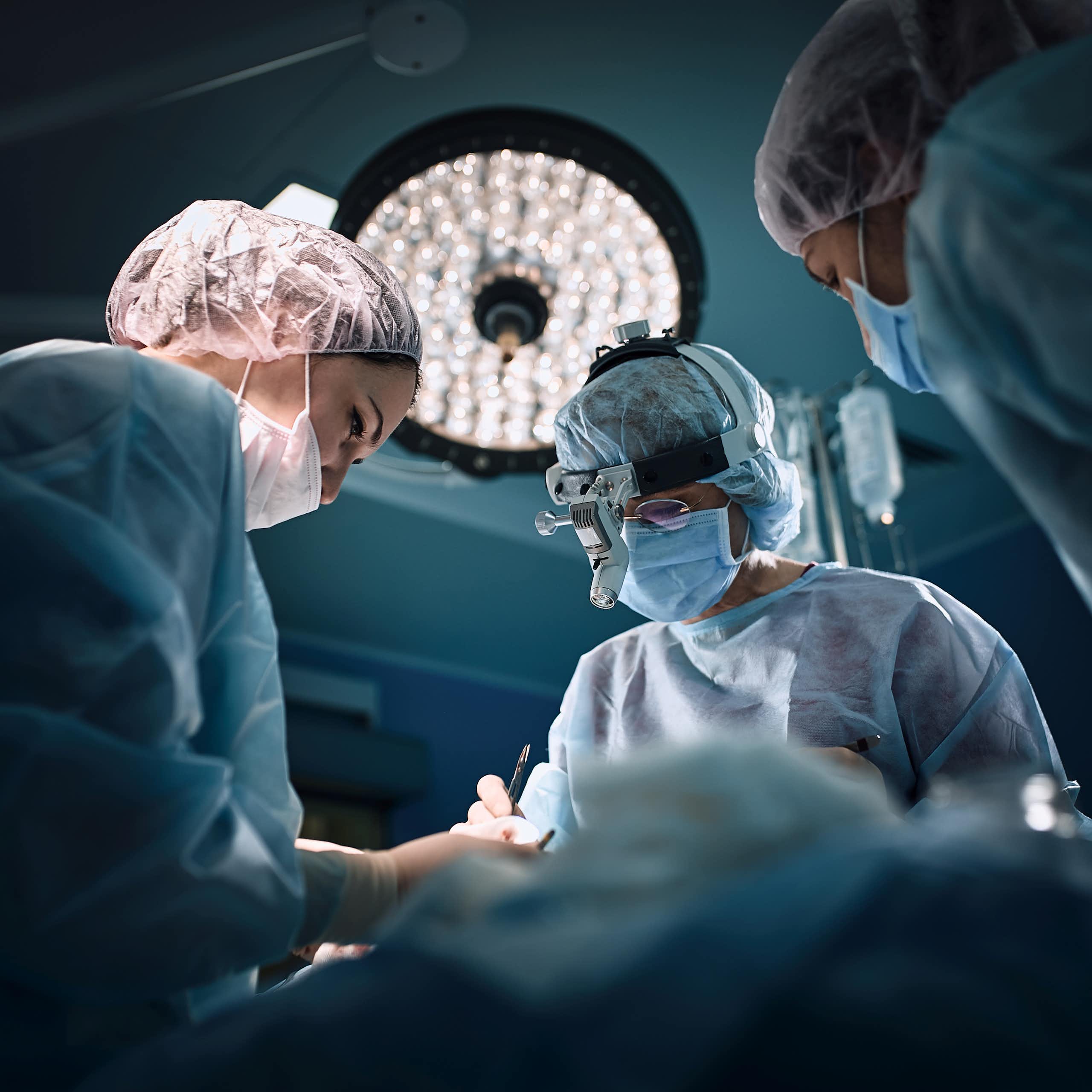 Medical team in the operating theatre