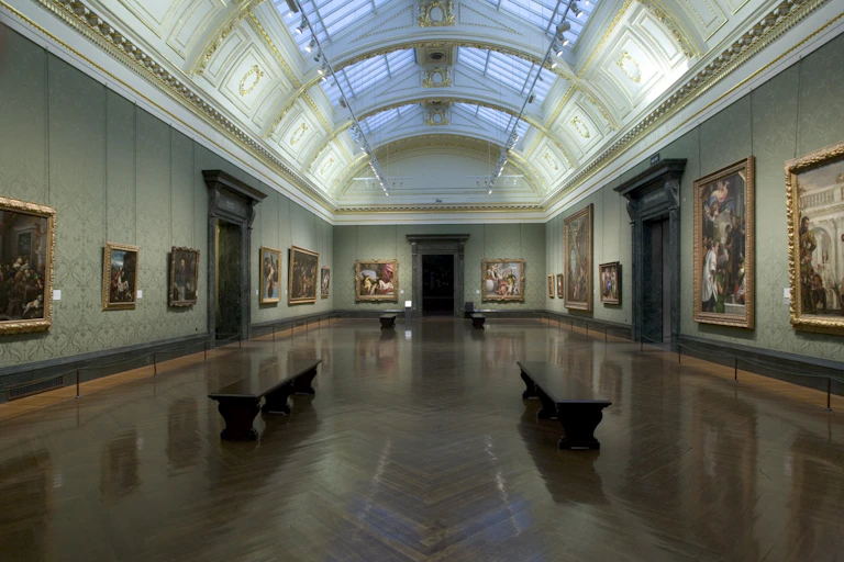 A gallery room at London's National Gallery