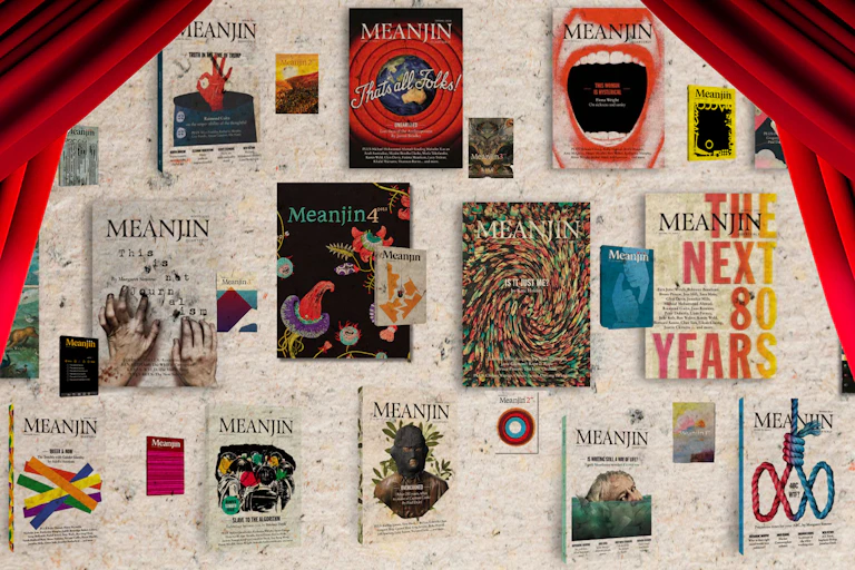 Composite image of Meanjin journal covers