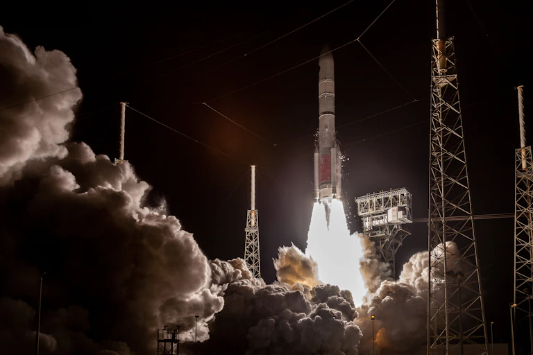 A rocket launch