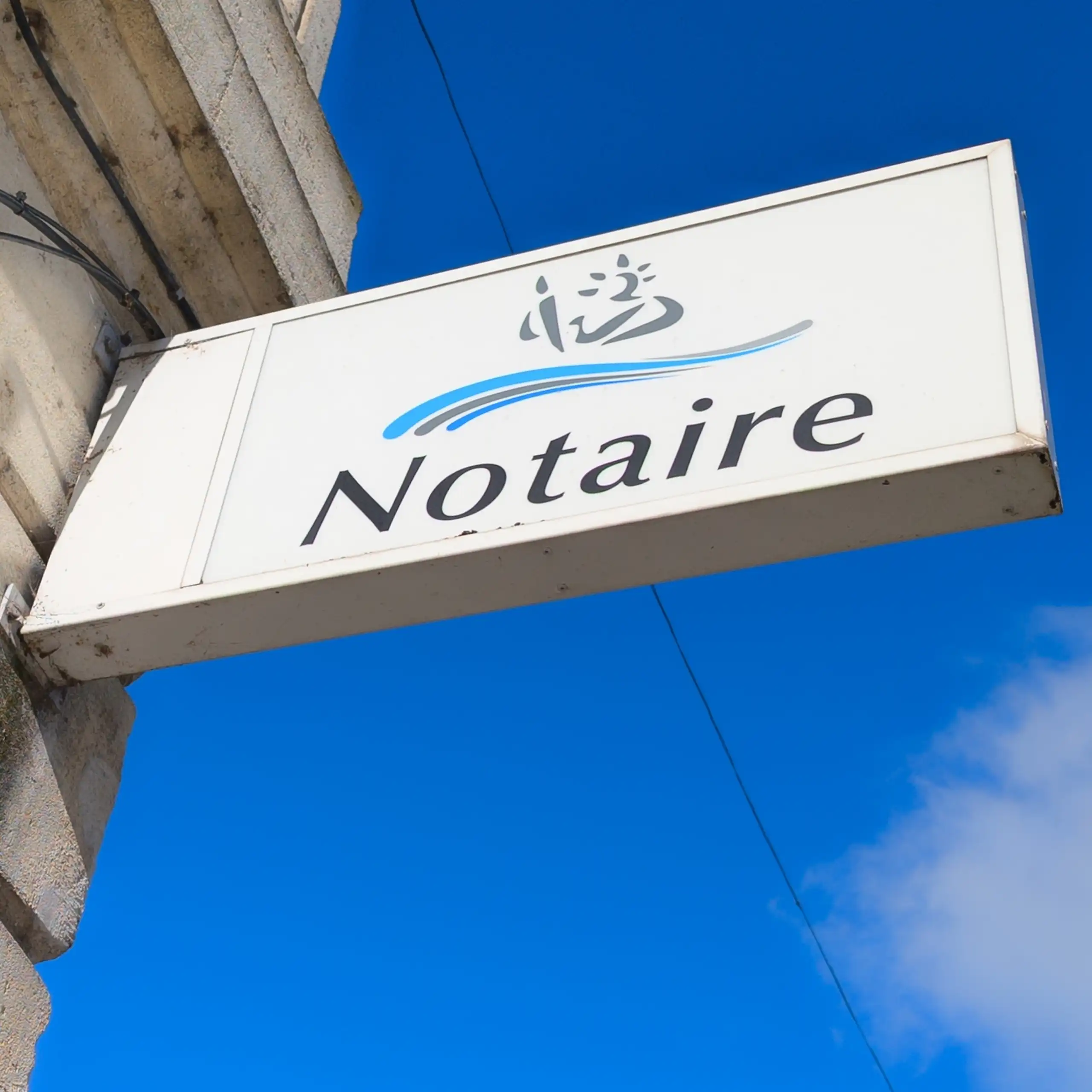 Panneau de notaire