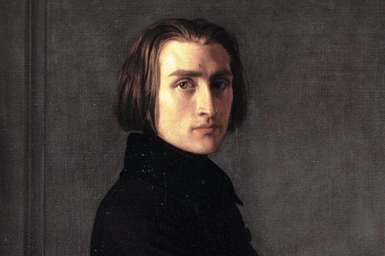 A portrait of Franz Liszt by Henri Lehmann/Wikimedia Commons