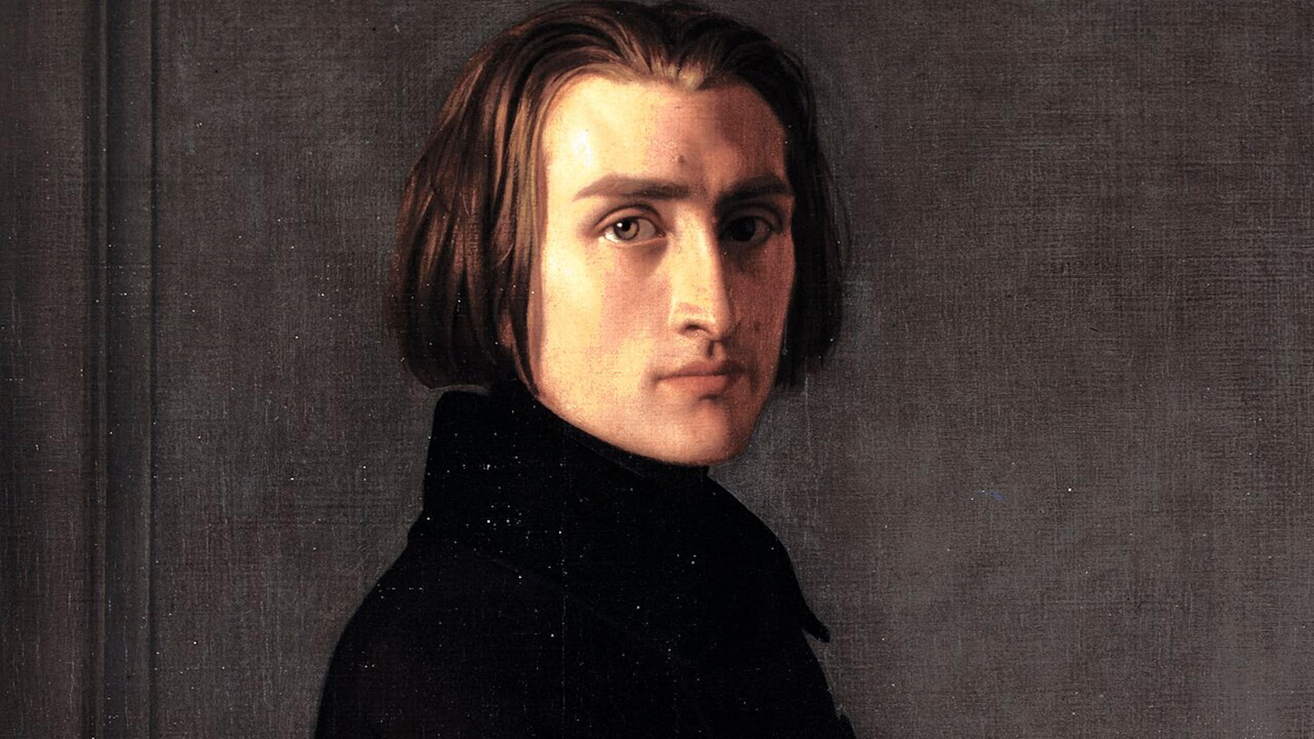 A portrait of Franz Liszt by Henri Lehmann/Wikimedia Commons