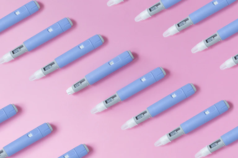 Skinny-jab pens.