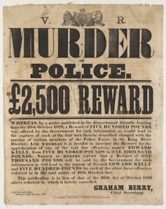 A police Wanted poster