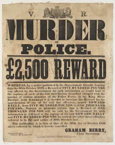 A police Wanted poster
