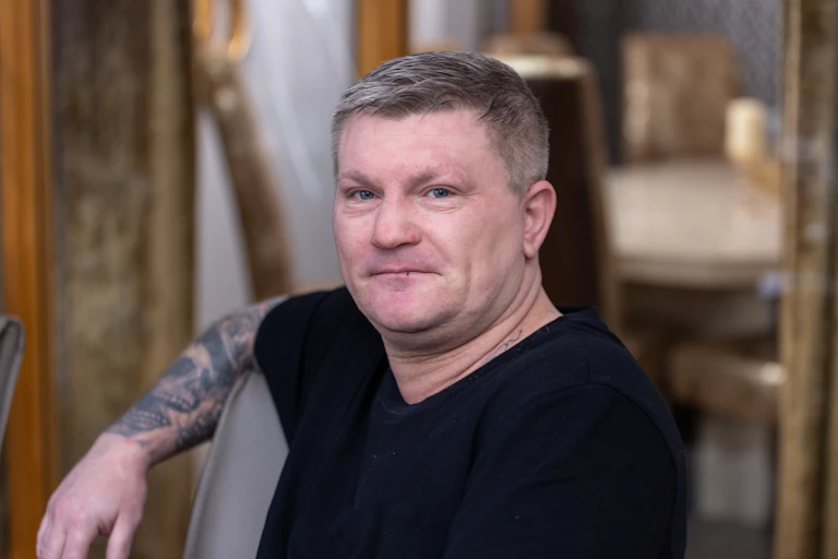 Portrait shot of Ricky Hatton