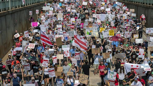 Why are there so many protests? The US public is highly polarized, and that drives people to act