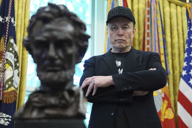 Elon Musk dans le Bureau ovale