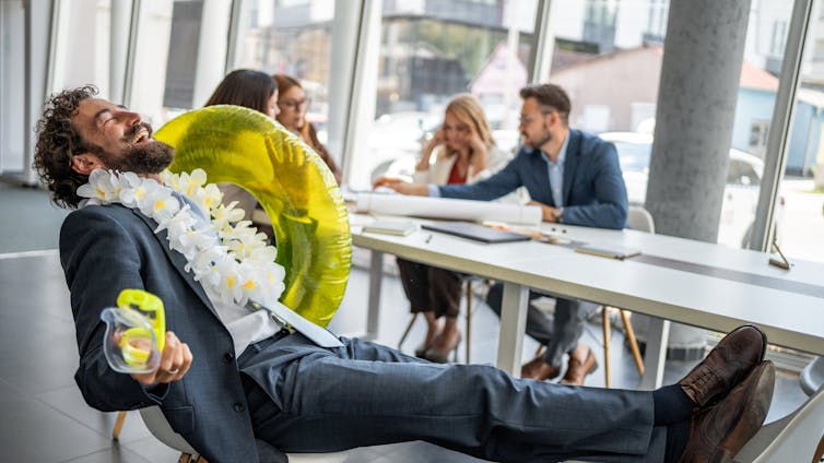 to stop trying to be funny at work