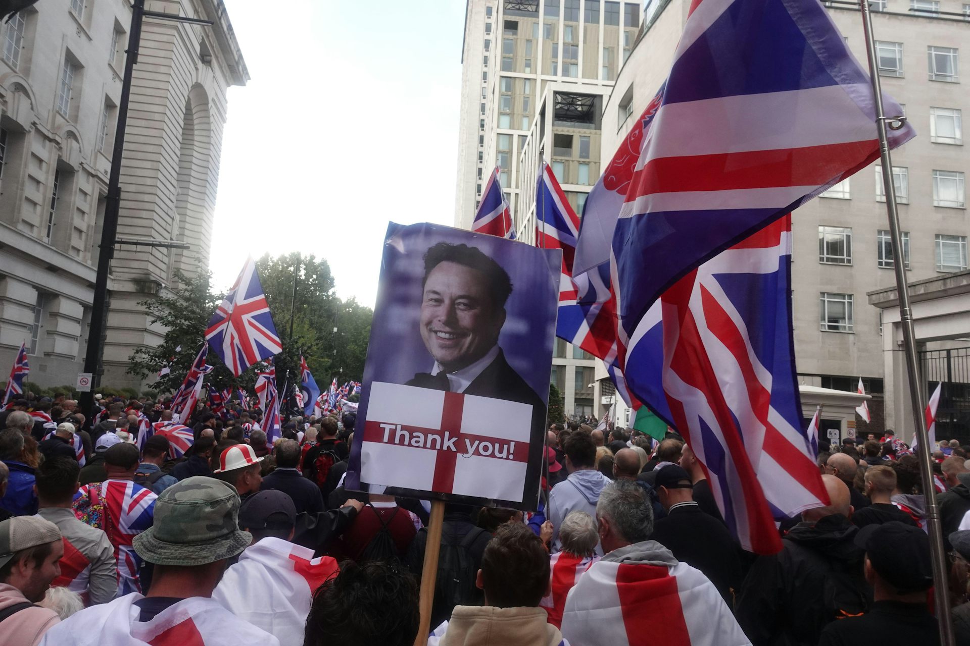 Elon Musk’s speech to far-right rally should have us all thinking about the power social media companies hold over our democracies