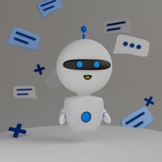 Bot en las redes sociales compartiendo pensamientos.