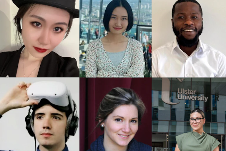 Photo-montage of the six finalists.