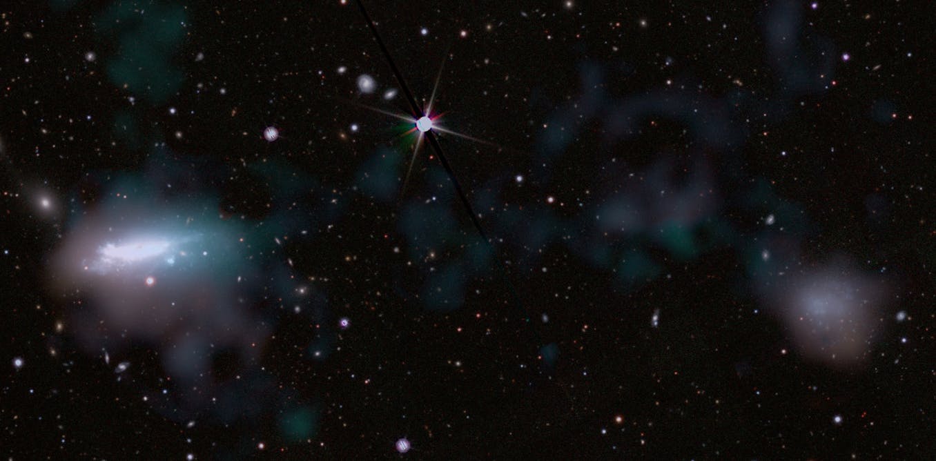 What a newly discovered gas bridge between galaxies tells us about the cosmic cycle of matter What a newly discovered gas bridge between galaxies tells us about the cosmic cycle of matter