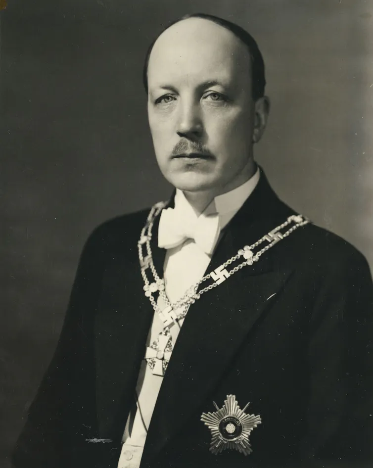 A portrait of Risto Ryti.