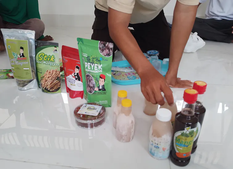 Makanan olahan dari mangrove.
