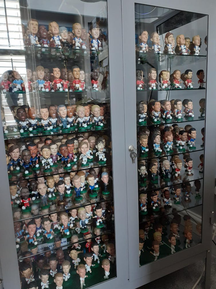 A cupboard full of Corinthian figures
