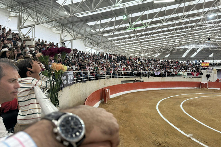 Vista de una plaza de toros.
