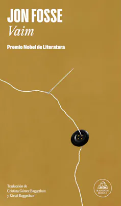 Portada de la edición en español de Vaim, de Jon Fosse.