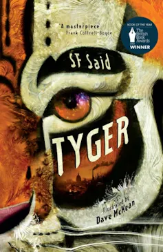 the book jacket for Tyger