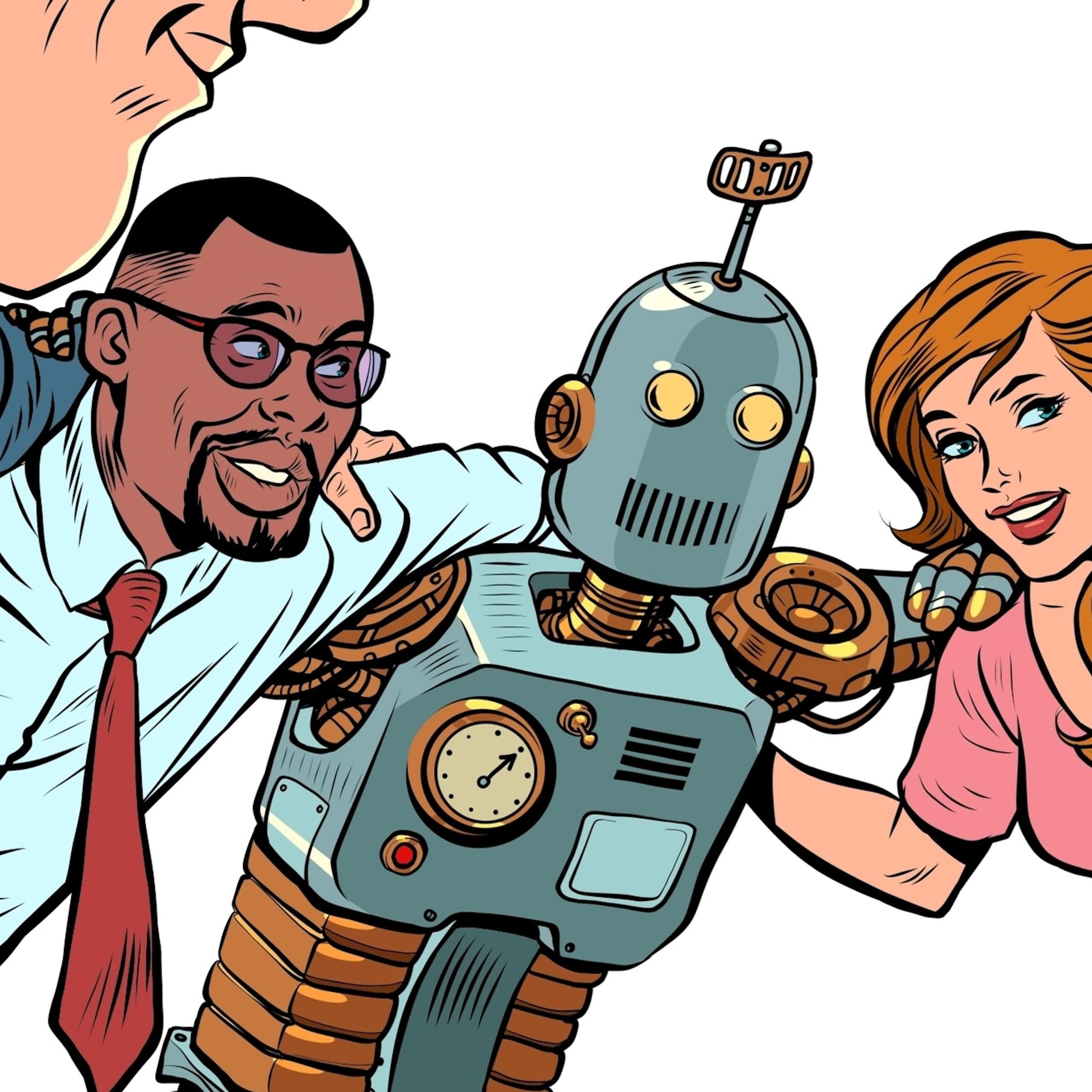 team building avec un robot