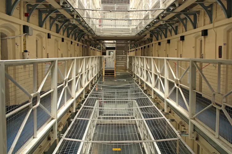 Prison cells.