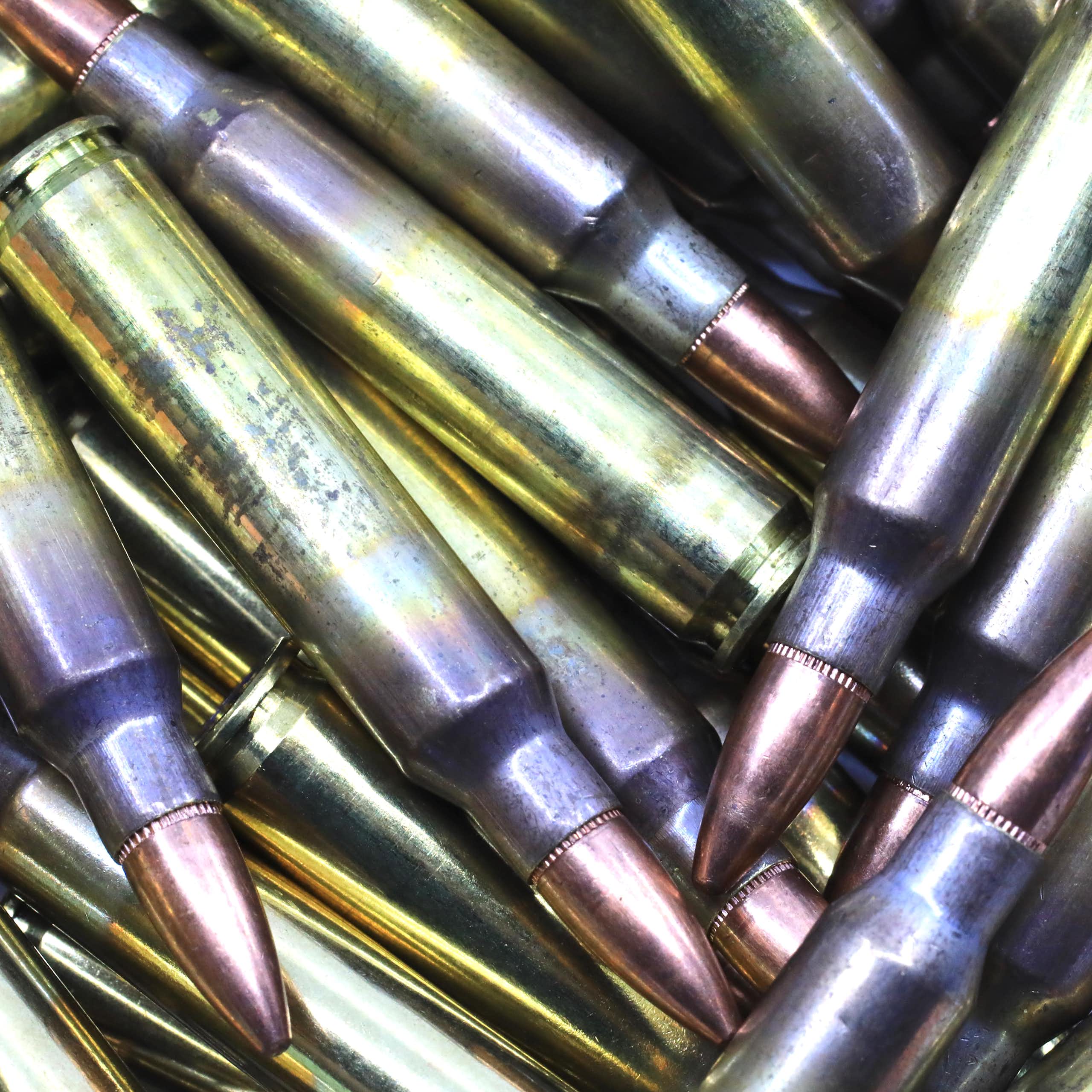 A pile of AR rifle type bullets.
