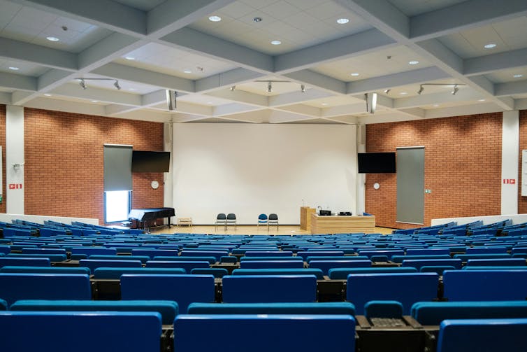 Salón de profesor vacío
