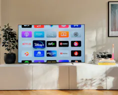Streaming apps on a smart TV