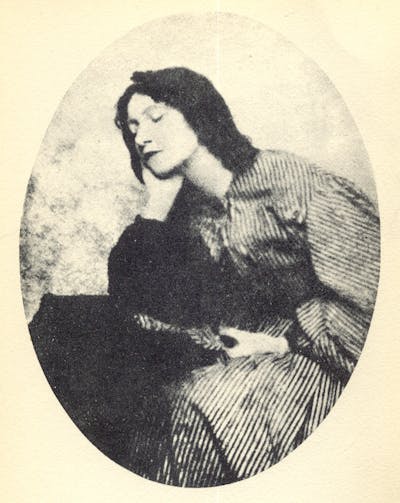 Black and white photo of Siddal