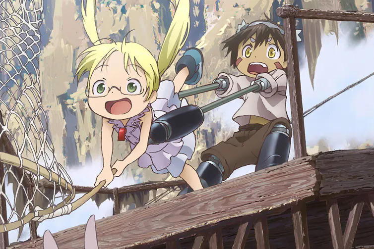 Imagen de una serie de anime.