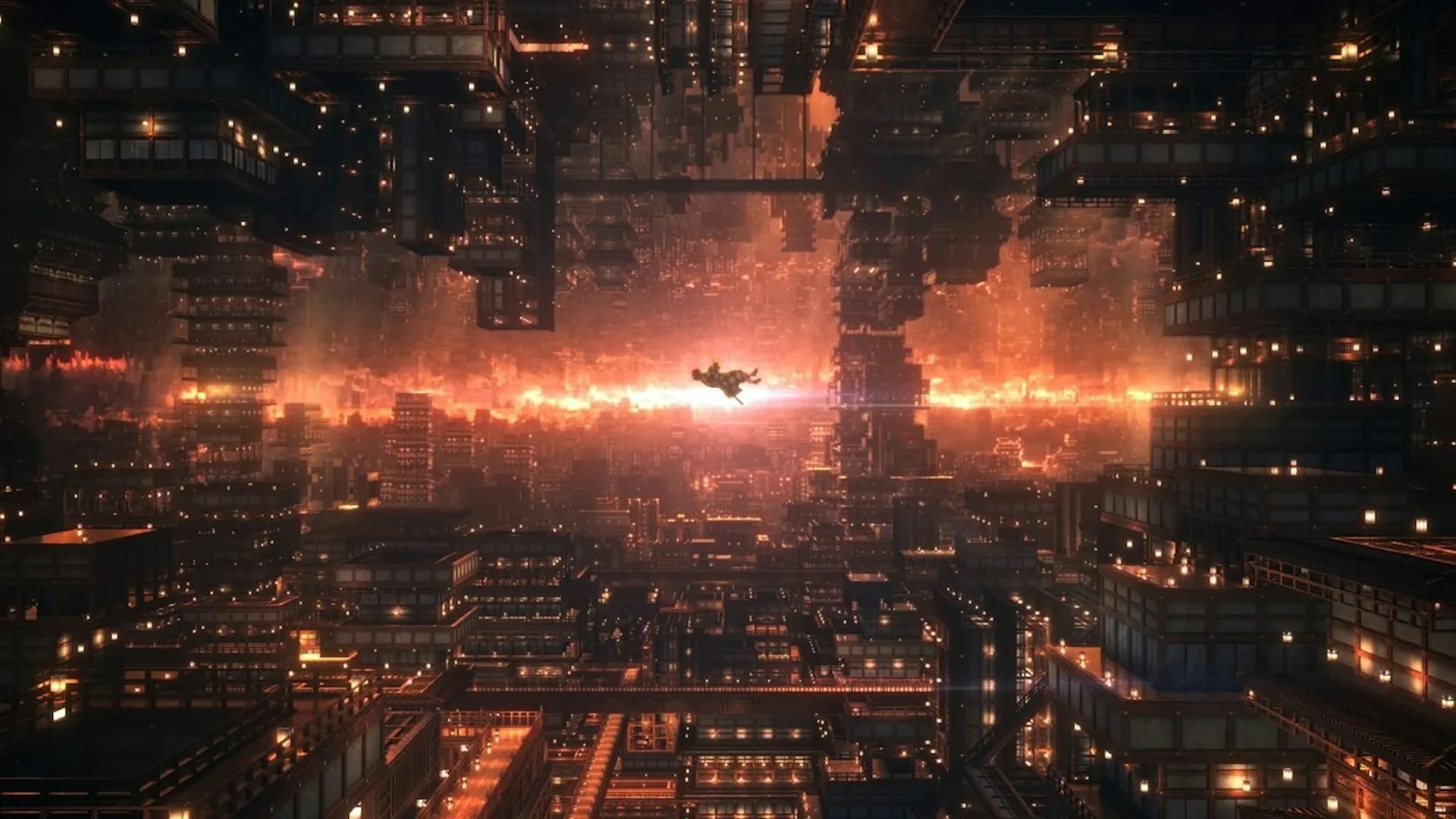 Imagen de una película de anime.