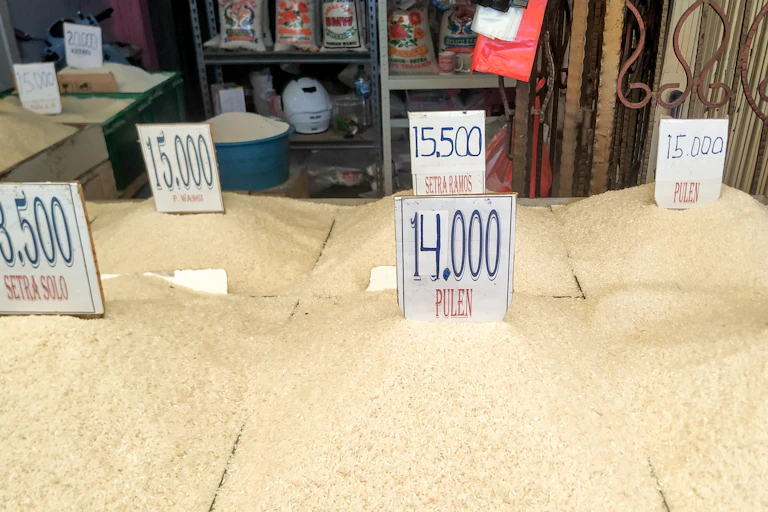 Harga beras nasional sering berfluktuasi