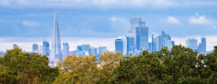 Why ‘green’ finance isn’t at all times as sustainable as it kind of feels 1 london city skyline with green trees