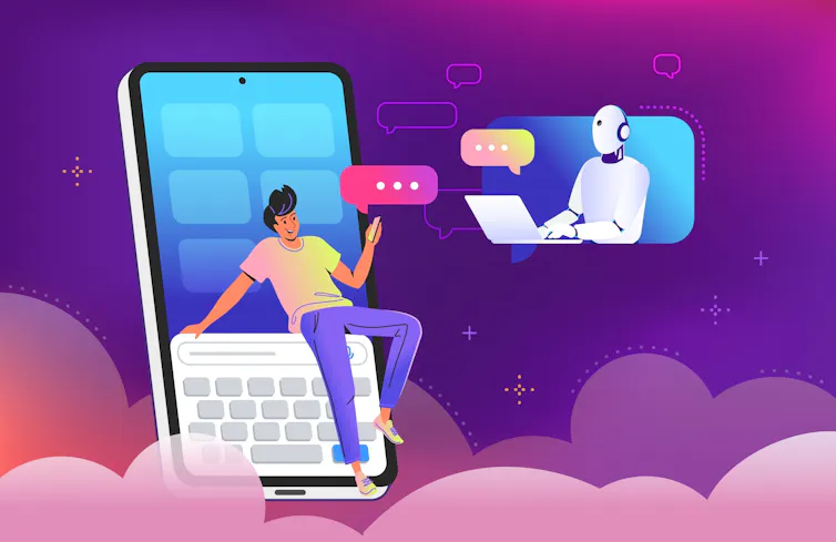 Un dialogue avec un chatbot