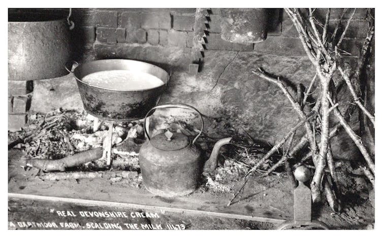 Rural Devon delicacies has a wealthy historical past – from the origins of cream teas to squab pie 1 Cream being heated on a fireplace