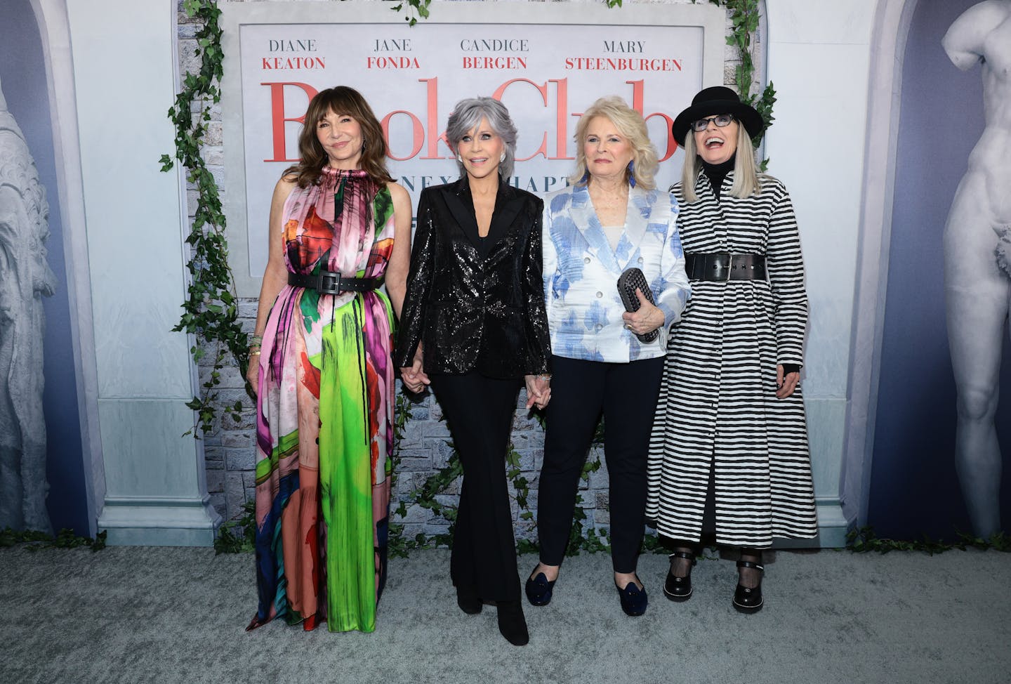 On the red carpet.