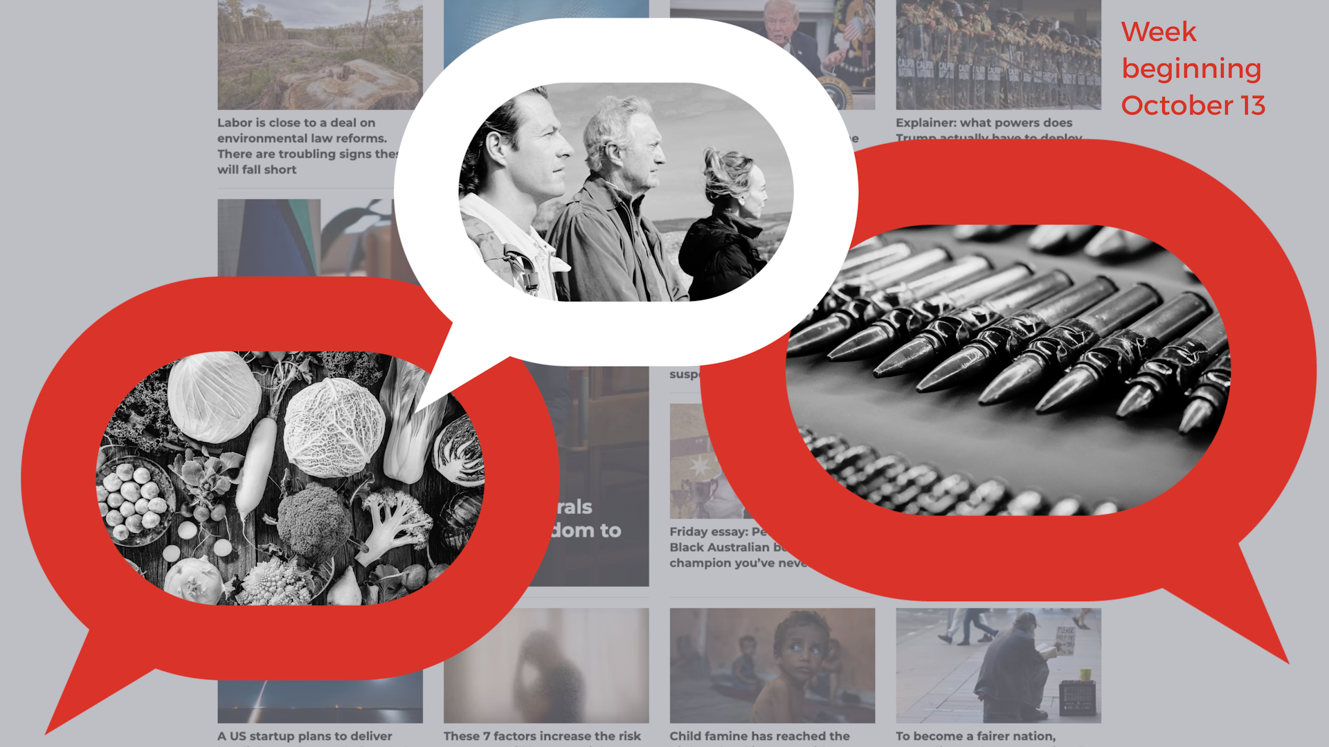 Your say: week beginning October 13