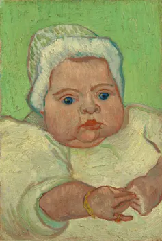 Painting of a chubby baby