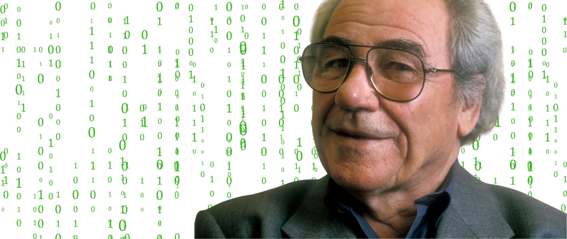 Jean Baudrillard and code behind him