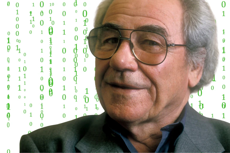 Jean Baudrillard and code behind him