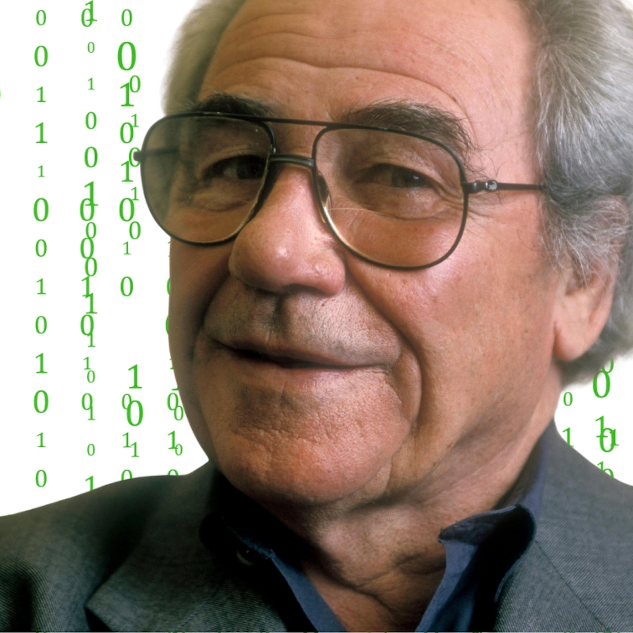 Jean Baudrillard and code behind him