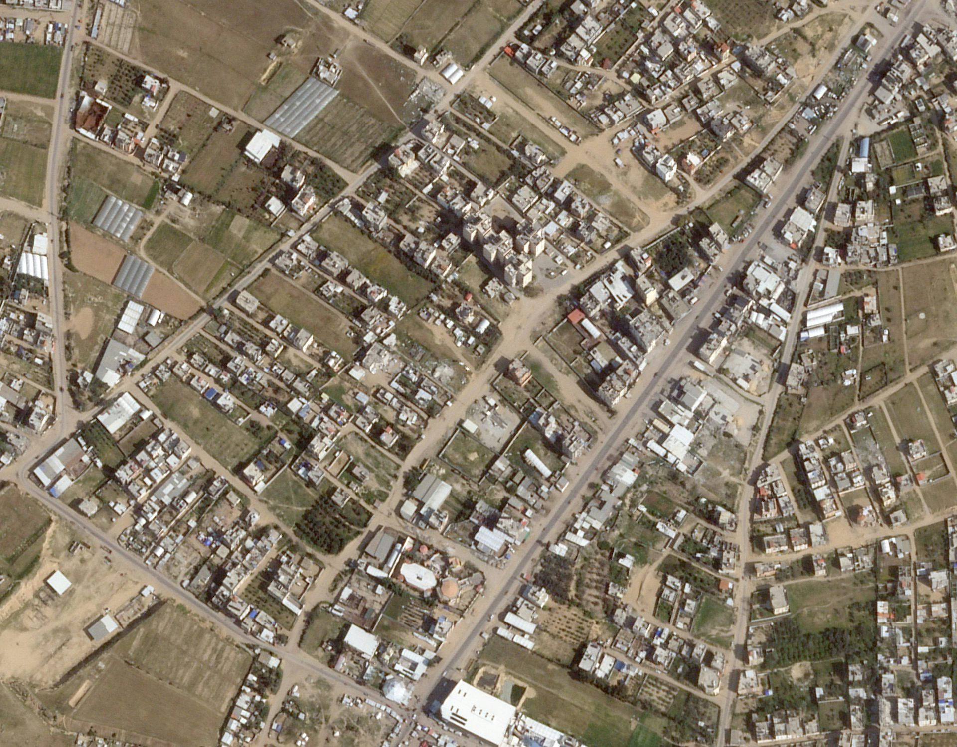 An area of Khan Yunis on March 18 2025 