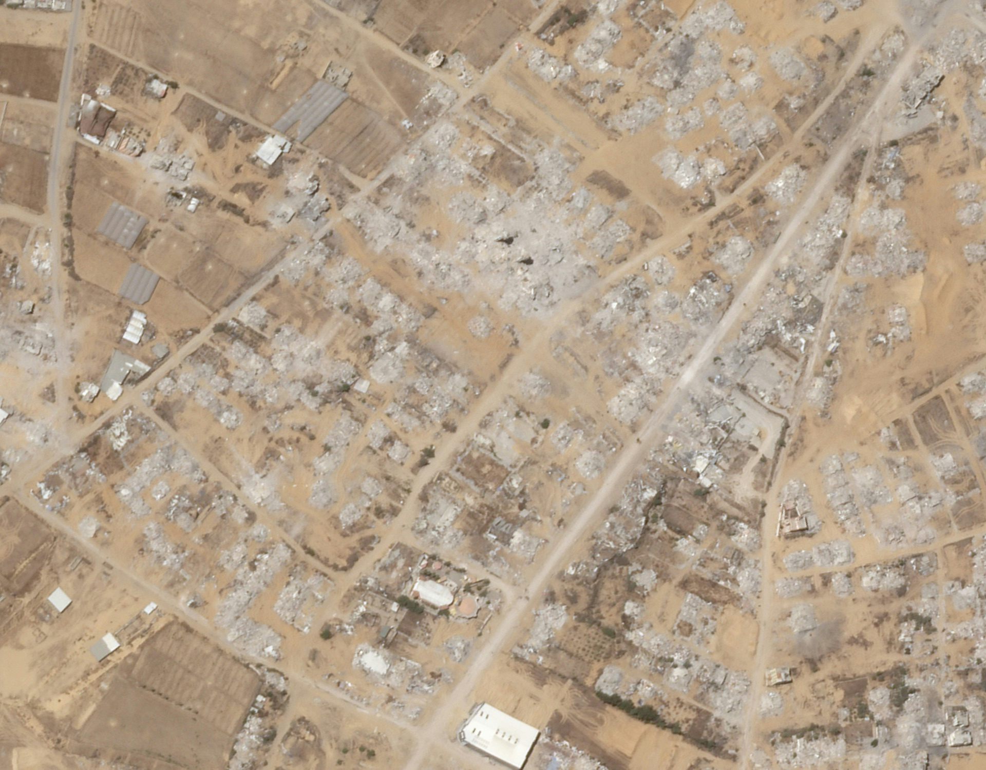 An area of Khan Yunis on July 4 2025